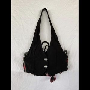 Schoolgirl outfit black and red